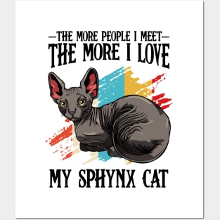 Sphynx Cat Posters and Art